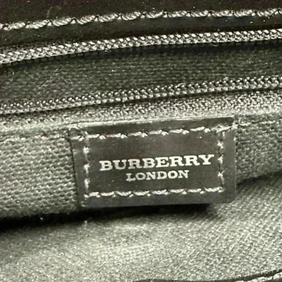 ๐๐ Burberry Nova Check Canvas + Leather Tote/Shoulder Bag + Dust Bag EUC! - Picture 11 of 15